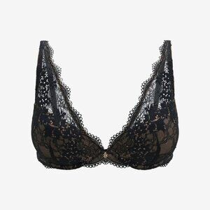 ThirdLove All Day Lace Uplift Plunge Bra Size 36B½black / 36B½